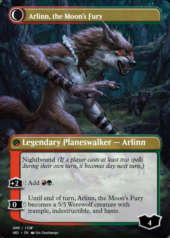 Magic the Gathering Card - Arlinn, the Moon's Fury - MTG Circle