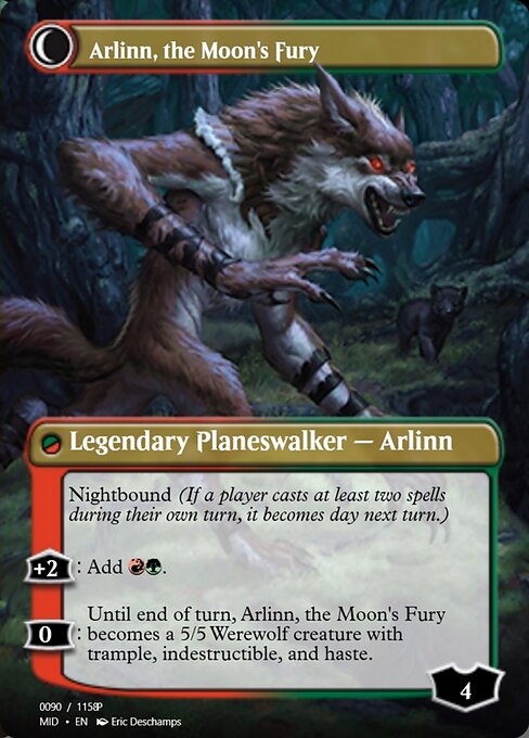 Magic the Gathering Card - Arlinn, the Moon's Fury - MTG Circle