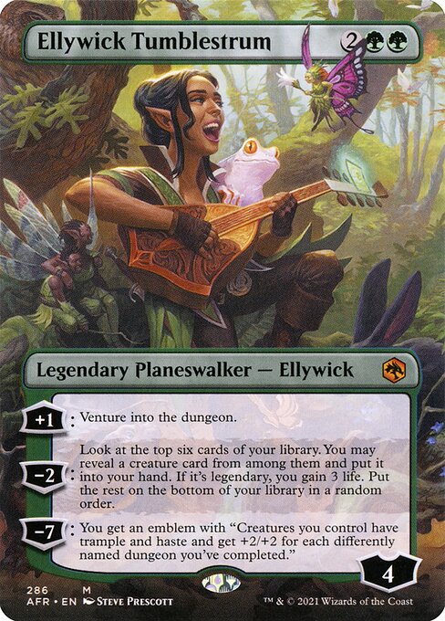 Magic the Gathering Card - Ellywick Tumblestrum - MTG Circle