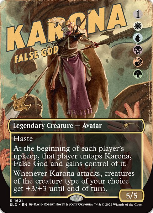 Magic the Gathering Card - Karona, False God - MTG Circle