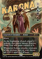 Magic the Gathering Card - Karona, False God - MTG Circle
