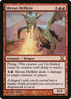 Magic the Gathering Card - Shivan Hellkite - MTG Circle
