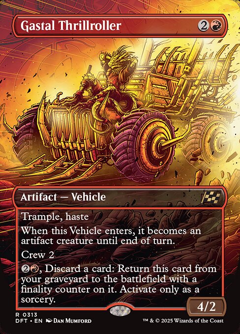 Magic the Gathering Card - Gastal Thrillroller - MTG Circle