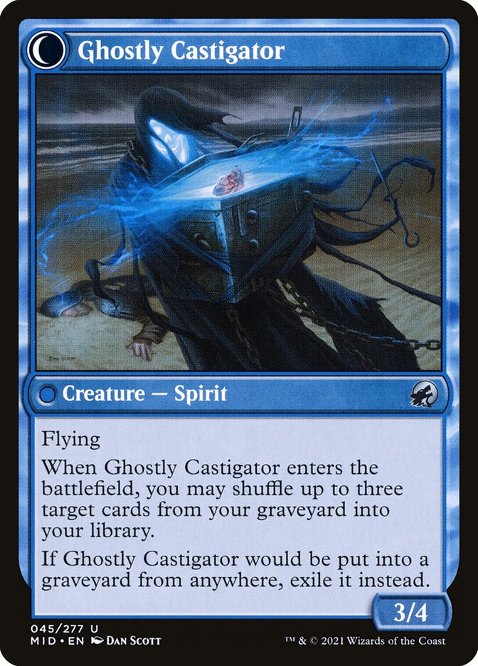 Magic the Gathering Card - Ghostly Castigator - MTG Circle