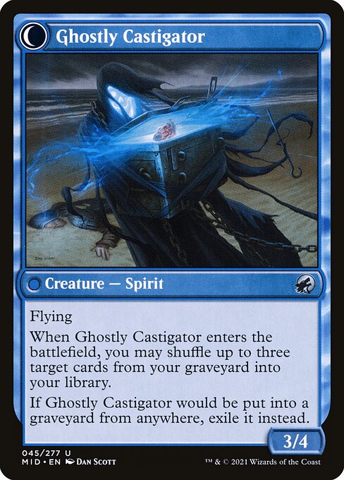 Magic the Gathering Card - Ghostly Castigator - MTG Circle