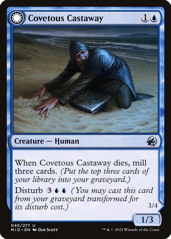 Magic the Gathering Card - Covetous Castaway - MTG Circle