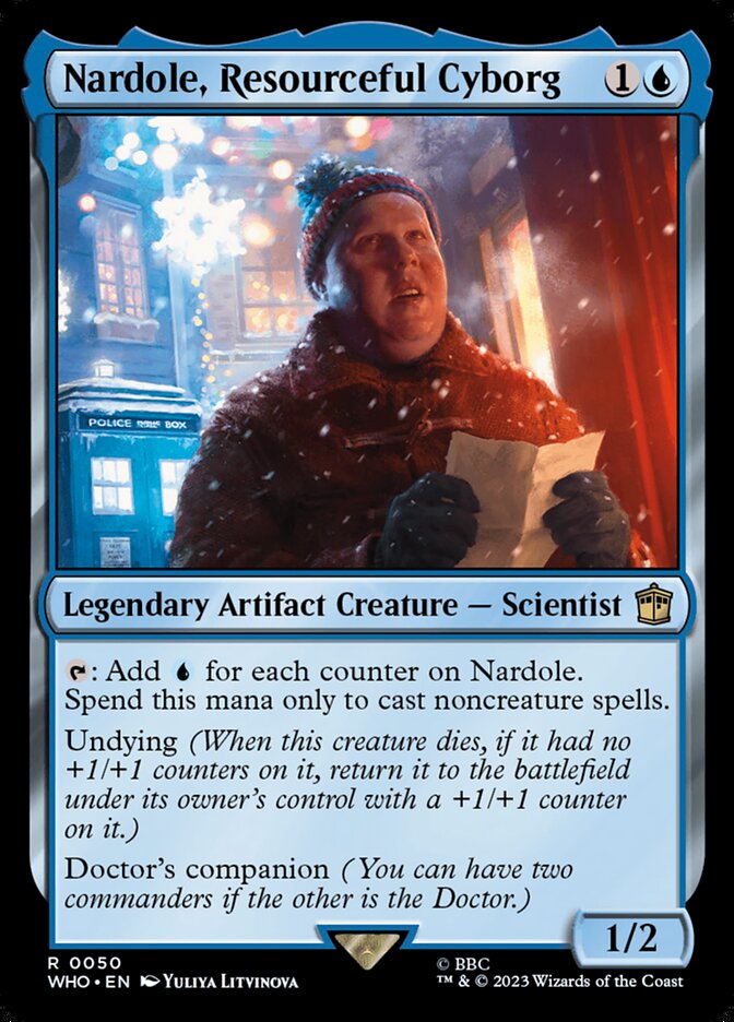 Magic the Gathering Card - Nardole, Resourceful Cyborg - MTG Circle