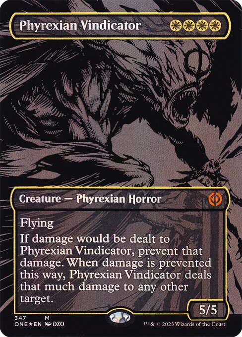 Magic the Gathering Card - Phyrexian Vindicator - MTG Circle