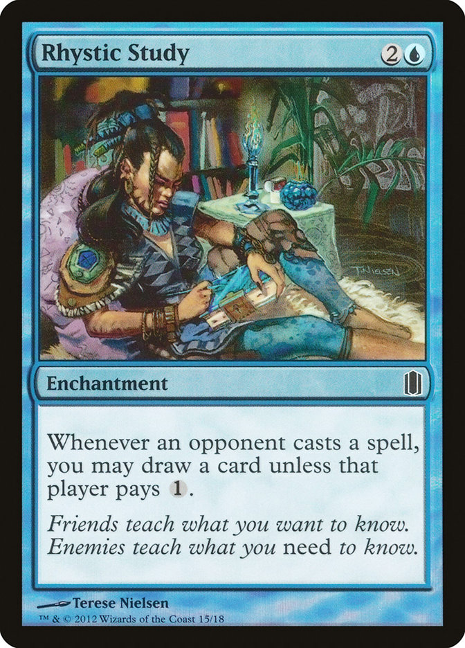 Magic the Gathering Card - Rhystic Study - MTG Circle