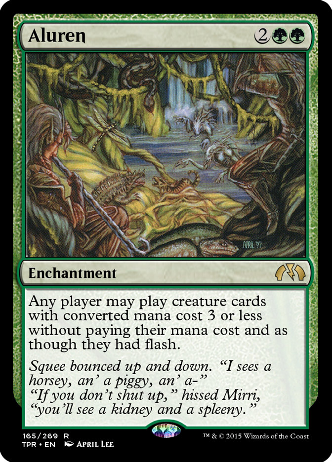 Magic the Gathering Card - Aluren - MTG Circle