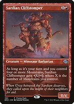 Magic the Gathering Card - Sardian Cliffstomper - MTG Circle