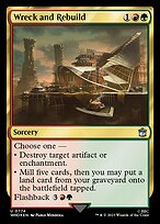 Magic the Gathering Card - Wreck and Rebuild - MTG Circle