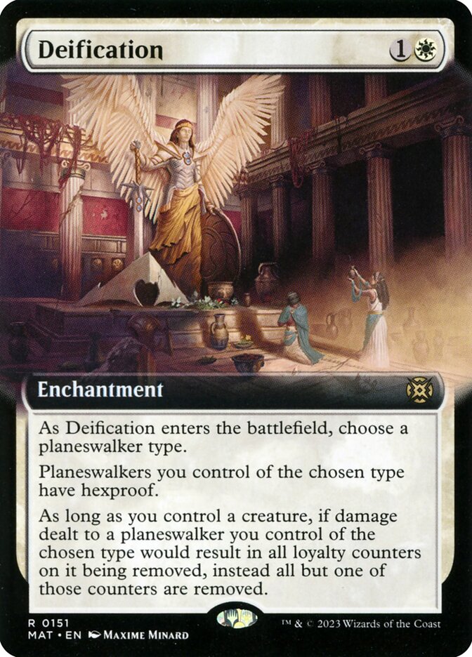 Magic the Gathering Card - Deification - MTG Circle