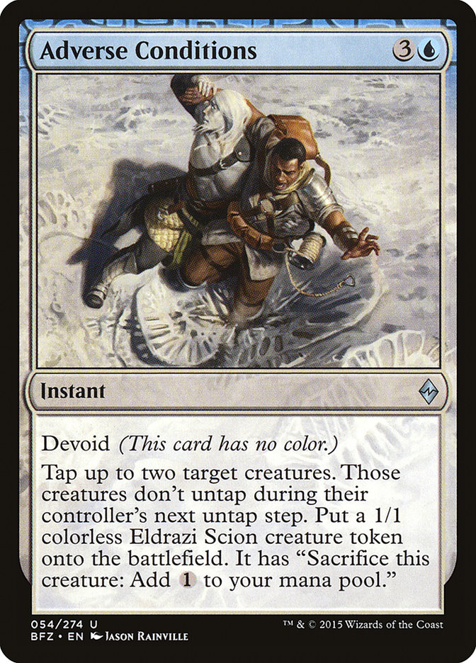 Magic the Gathering Card - Adverse Conditions - MTG Circle