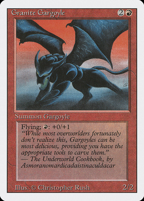 Magic the Gathering Card - Granite Gargoyle - MTG Circle