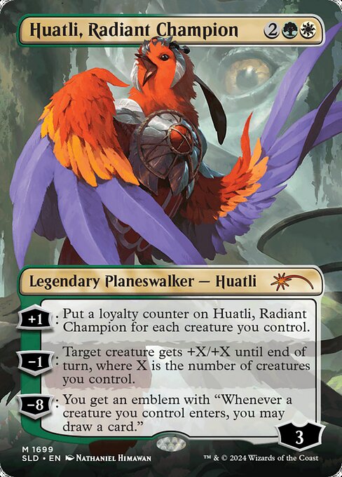 Magic the Gathering Card - Huatli, Radiant Champion - MTG Circle