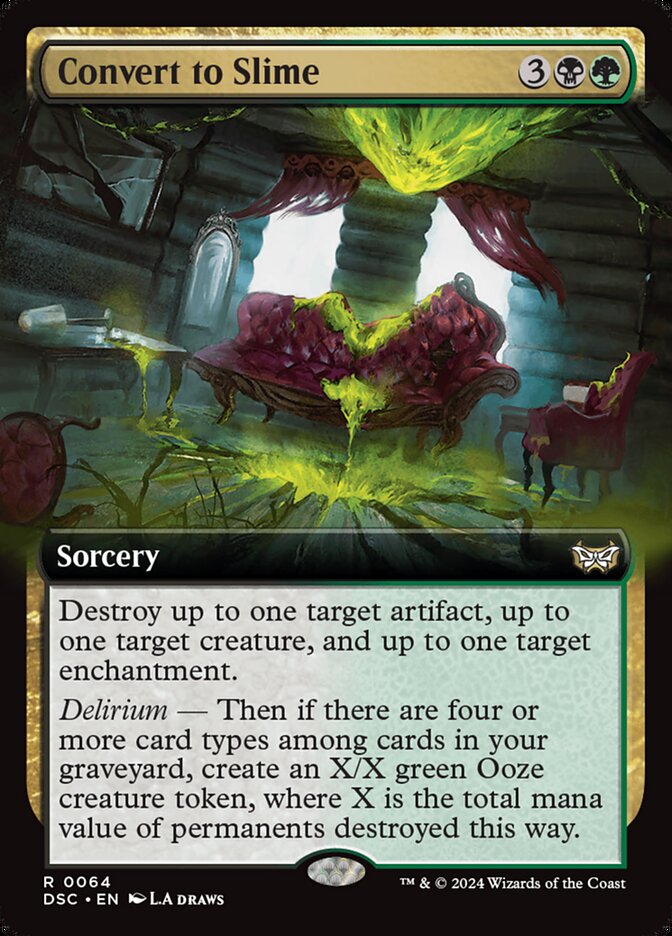 Magic the Gathering Card - Convert to Slime - MTG Circle