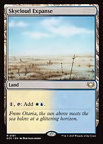 Magic the Gathering Card - Skycloud Expanse - MTG Circle