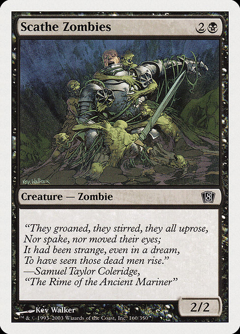Magic the Gathering Card - Scathe Zombies - MTG Circle
