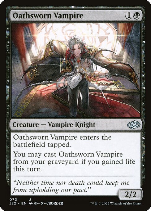 Magic the Gathering Card - Oathsworn Vampire - MTG Circle