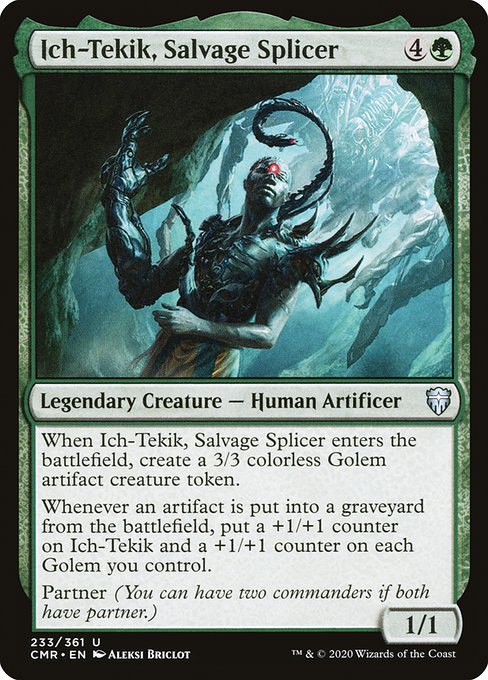 Magic the Gathering Card - Ich-Tekik, Salvage Splicer - MTG Circle