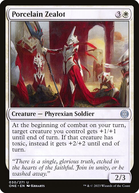 Magic the Gathering Card - Porcelain Zealot - MTG Circle