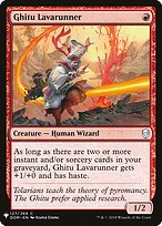 Magic the Gathering Card - Ghitu Lavarunner - MTG Circle