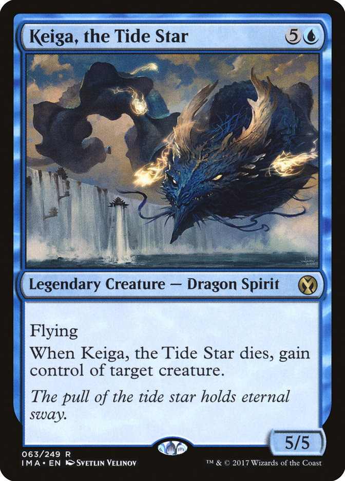 Magic the Gathering Card - Keiga, the Tide Star - MTG Circle