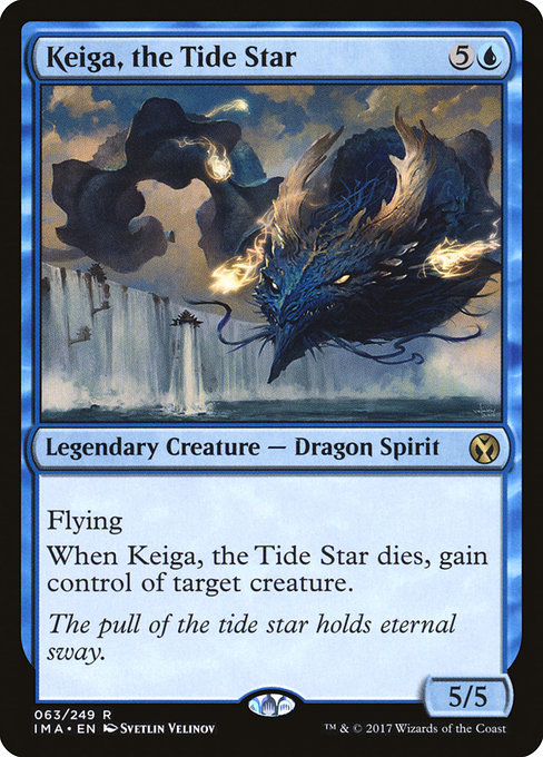 Magic the Gathering Card - Keiga, the Tide Star - MTG Circle