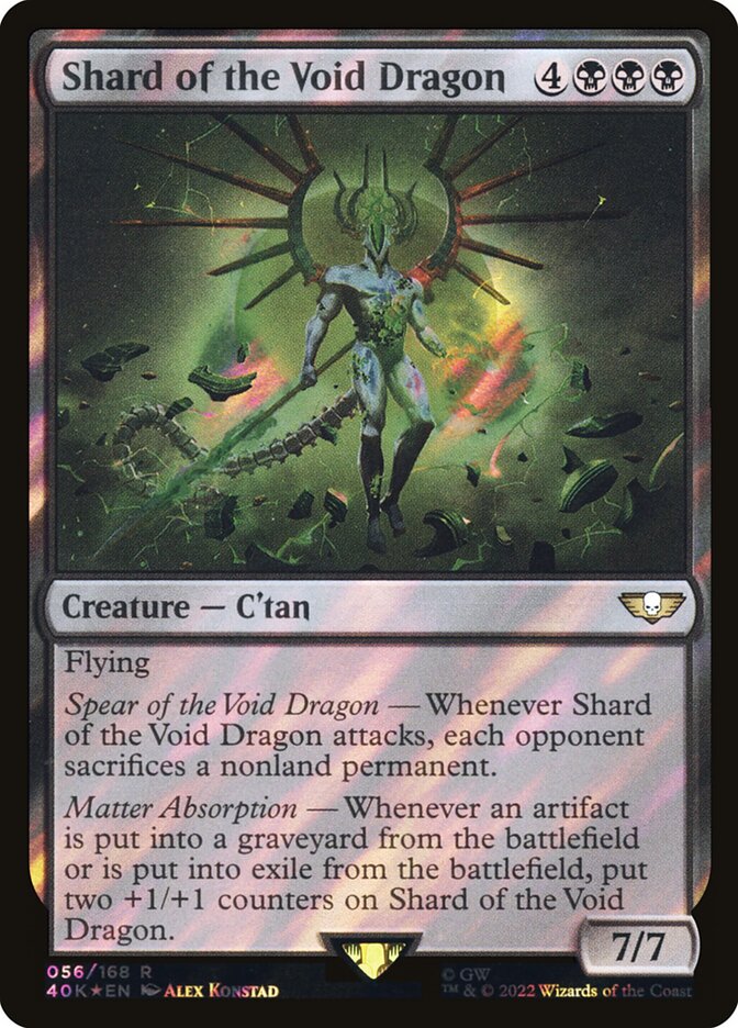 Magic the Gathering Card - Shard of the Void Dragon - MTG Circle