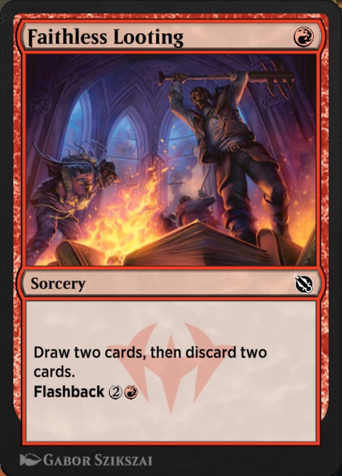 Magic the Gathering Card - Faithless Looting - MTG Circle