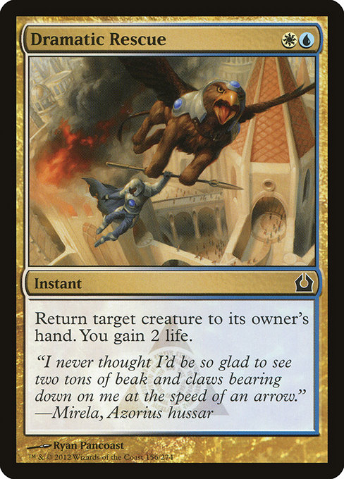 Magic the Gathering Card - Dramatic Rescue - MTG Circle