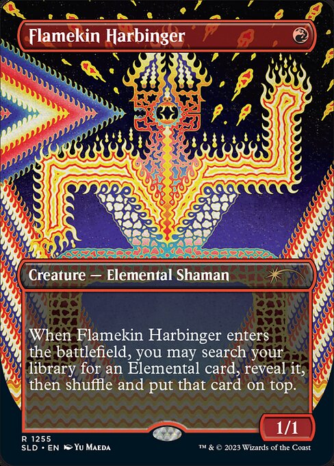 Magic the Gathering Card - Flamekin Harbinger - MTG Circle