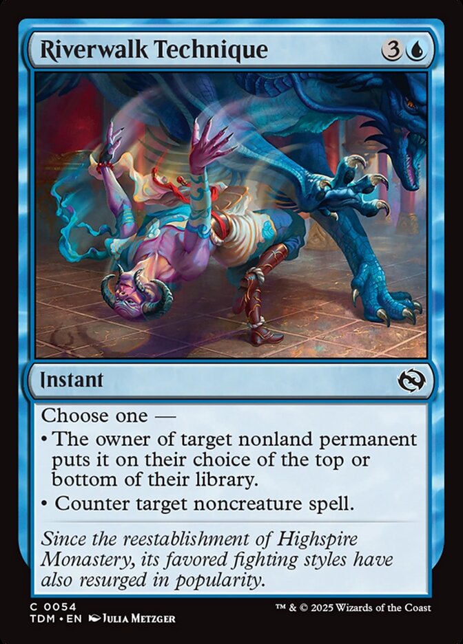 Magic the Gathering Card - Riverwalk Technique - MTG Circle