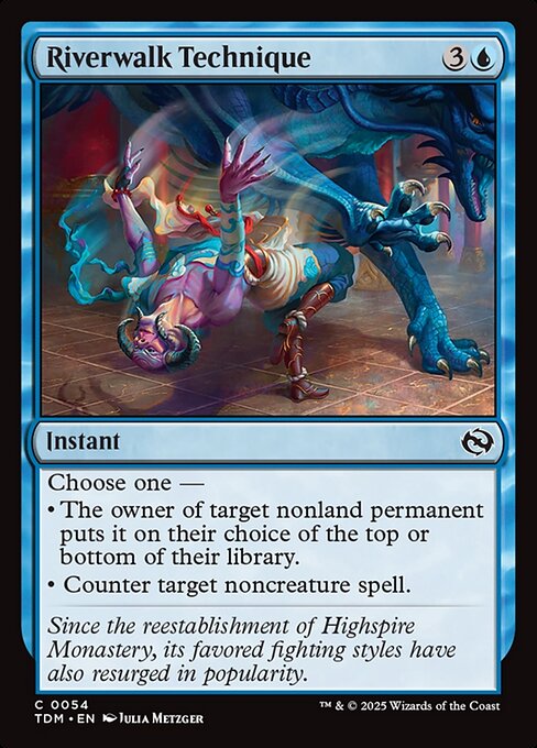 Magic the Gathering Card - Riverwalk Technique - MTG Circle