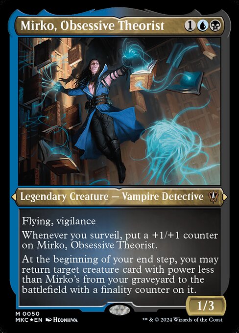 Magic the Gathering Card - Mirko, Obsessive Theorist - MTG Circle