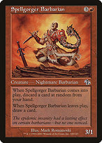 Magic the Gathering Card - Spellgorger Barbarian - MTG Circle