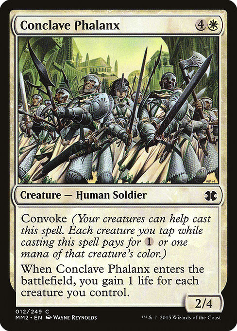 Magic the Gathering Card - Conclave Phalanx - MTG Circle