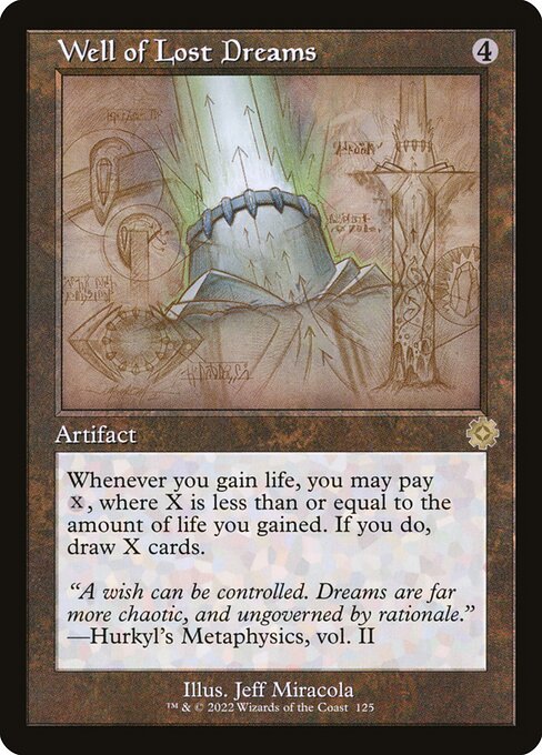 Magic the Gathering Card - Well of Lost Dreams - MTG Circle