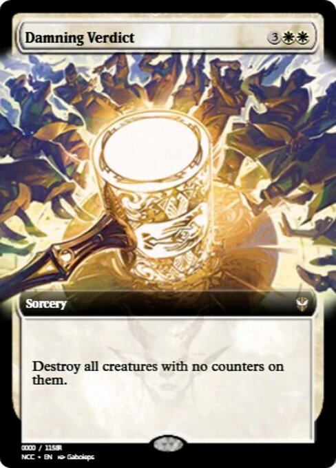 Magic the Gathering Card - Damning Verdict - MTG Circle