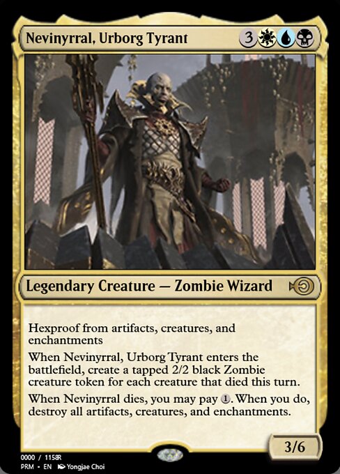Magic the Gathering Card - Nevinyrral, Urborg Tyrant - MTG Circle