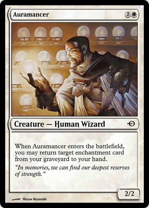 Magic the Gathering Card - Auramancer - MTG Circle