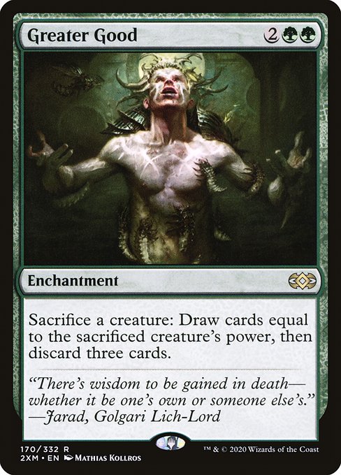 Magic the Gathering Card - Greater Good - MTG Circle