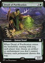 Magic the Gathering Card - Druid of Purification - MTG Circle