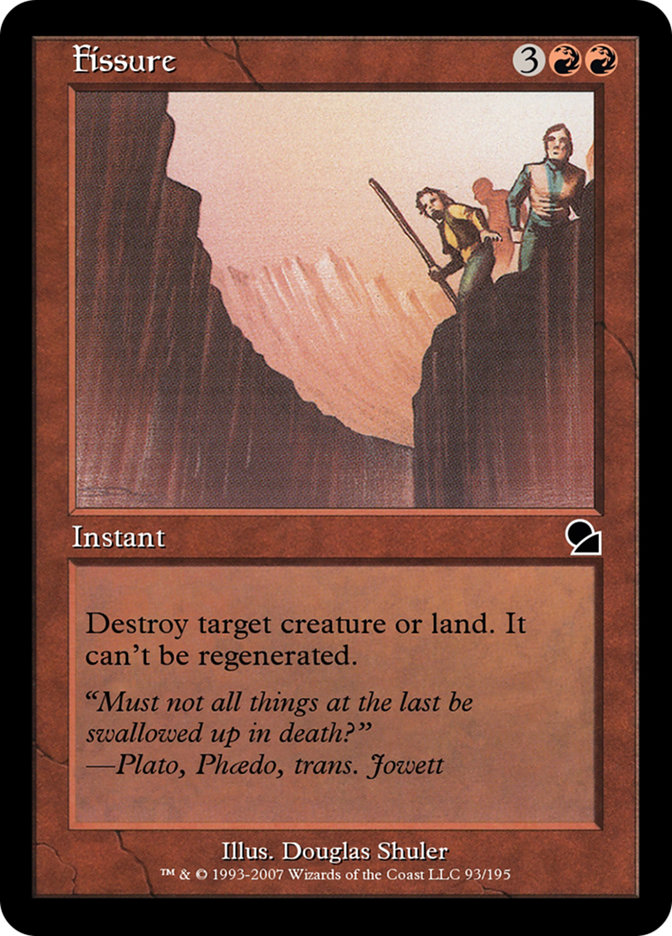 Magic the Gathering Card - Fissure - MTG Circle