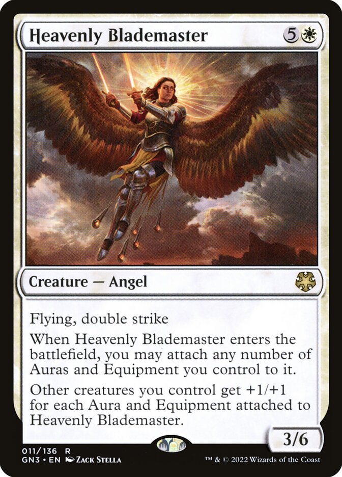 Magic the Gathering Card - Heavenly Blademaster - MTG Circle