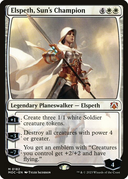 Magic the Gathering Card - Elspeth, Sun's Champion - MTG Circle