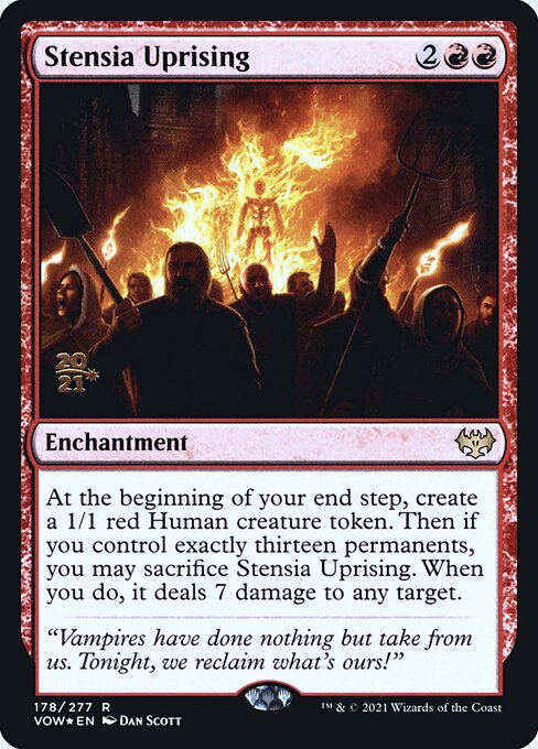 Magic the Gathering Card - Stensia Uprising - MTG Circle