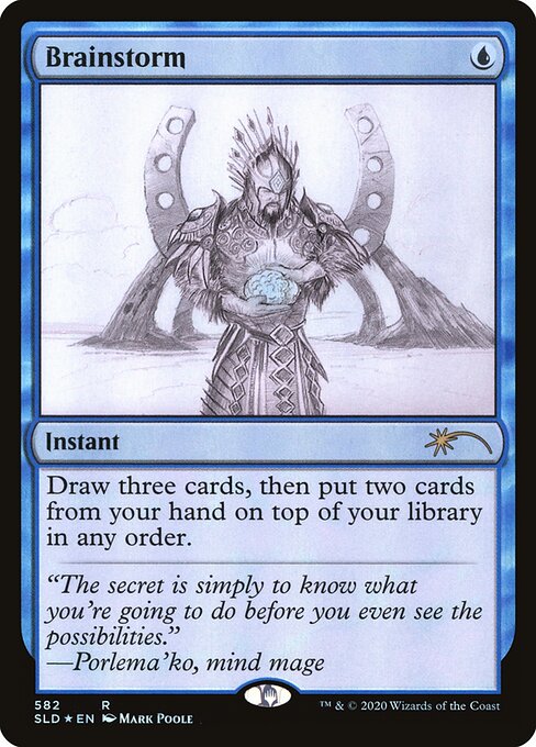 Magic the Gathering Card - Brainstorm - MTG Circle