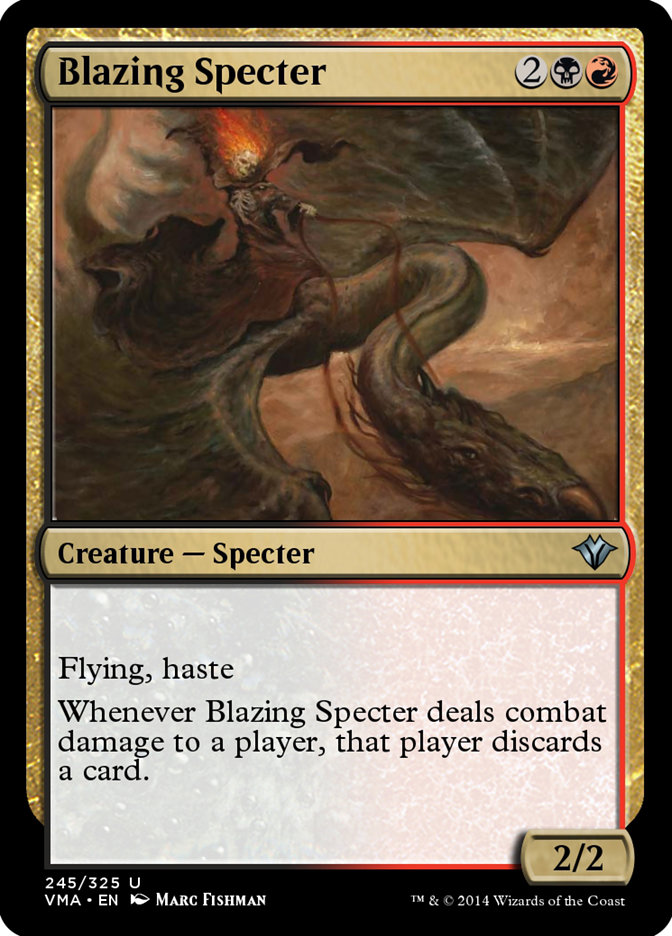 Magic the Gathering Card - Blazing Specter - MTG Circle